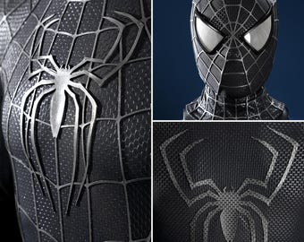 Venom Spider Man Costume Cosplay Venom Symbiotic Bodysuit Top Version