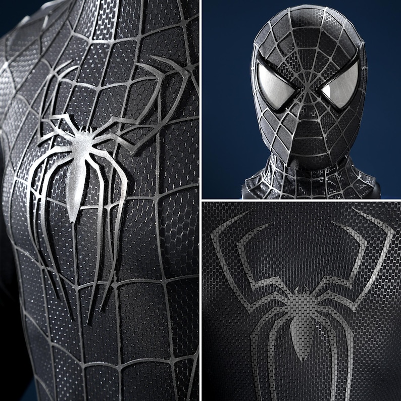 Venom Spider-Man Kostüm Cosplay Venom Symbiotische Bodysuit Top Version Bild 1
