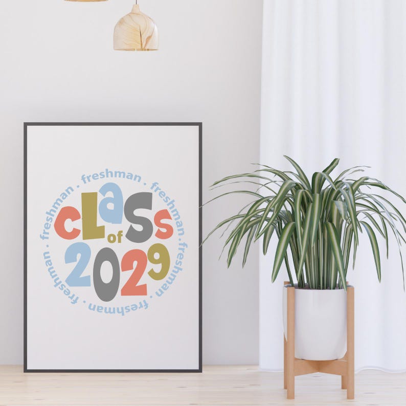 Freshman Color Freshman Svg Bundle, Class of 2029 SVG, 2029 Freshman Shirt Svg ...