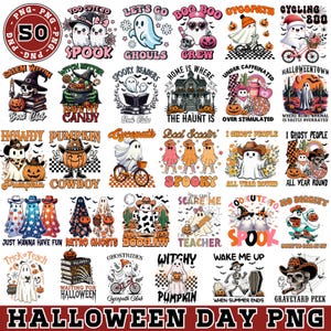 MEGA Png Bundle, PNG Halloween, Halloween Sublimation, Halloween Day Png Bundle, Halloween Decor, Horror PNG, Vintage Halloween, Png Files