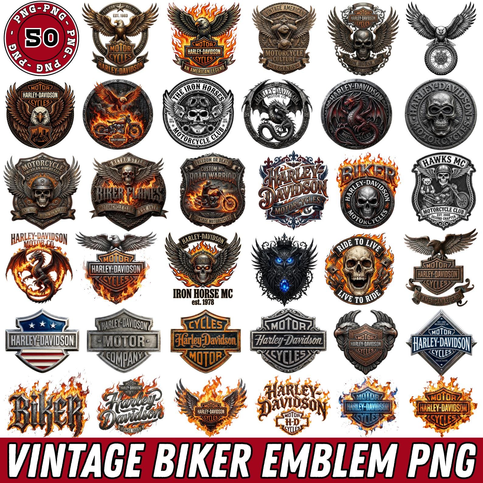 Harley davidson tank emblem - Etsy 日本