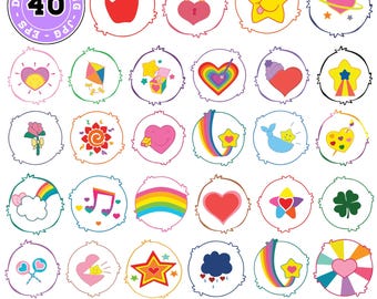ベアーズベリーバッジ SVG-PNG バンドル、ベアーズステッカー、ベアーズバッジ デジタルファイル、ケアシルエット、即時ダウンロード、Cricut 用ファイル、SVG ファイル