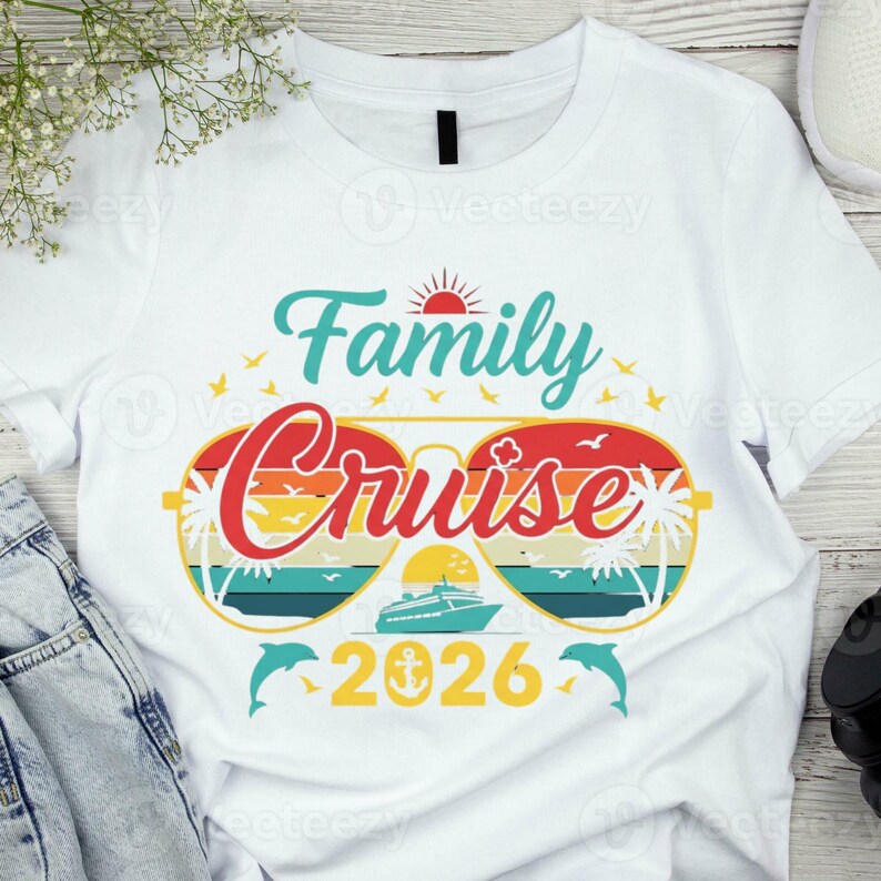 Cruise 2026 PNG Bundle, Family Cruise Trip PNG, Birthday Cruise Shirts ...