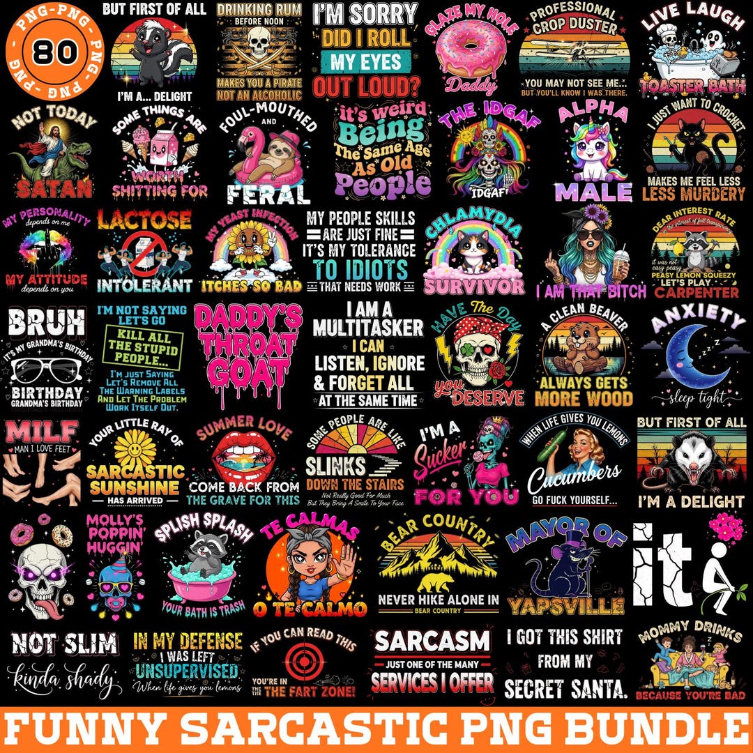 Transparent Sarcasm Funny Sarcastic Png Bundle, Sarcasm Png, 80 Sarcastic Png, Funny Png ...