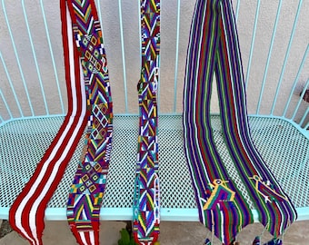 Guatemalan FAJAS Belts handwoven 80's traditional Nebaj - three styles -sold separately -