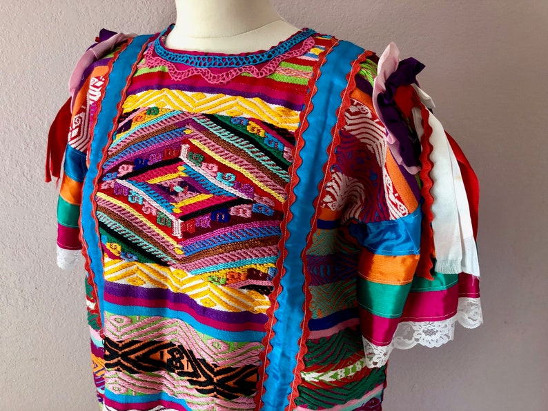 SALE Collectors Handwoven huipil dress Usila Oaxaca Etsy