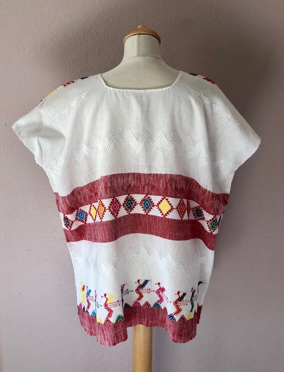 Chiapas blusa huipil tejida a mano - Etsy España