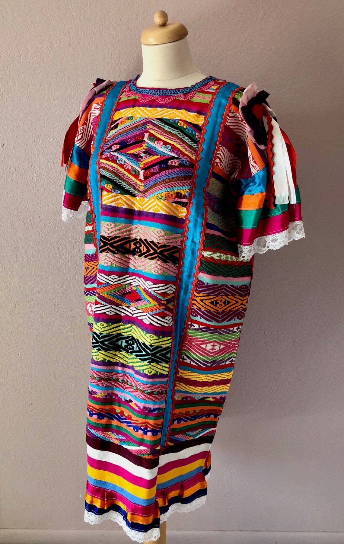 SALE Collectors Handwoven huipil dress Usila Oaxaca Etsy