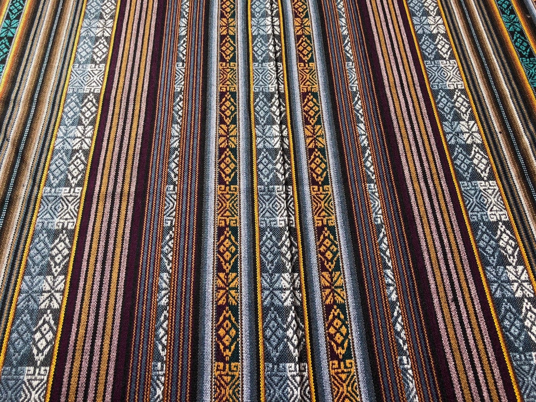Andean/ecuador Yardage Fabric Wide 56 Tablecloth Ethnic Etsy