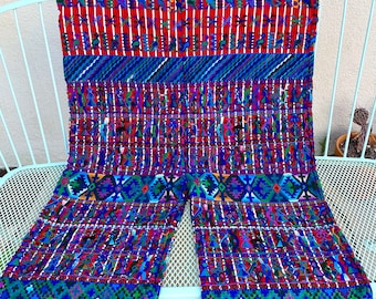 Collectors RARE Guatemalan Men&#39;s pants - Santa Catarina Palopo - handwoven colorful  traditional short pants - 24&quot;wide 34&quot;long
