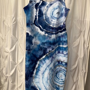 light yellow bodycon dress Stripe Tie-Dye Printed Midi Dress – Vogueish main image 1