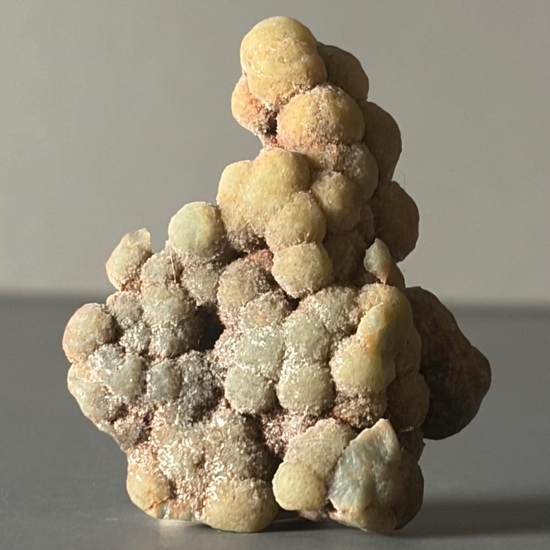 Natural Botryoidal Chalcedony Specimen — Raw Quartz Crystal Mineral ...
