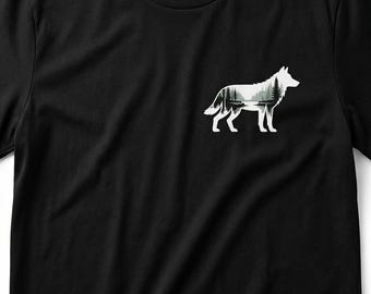 Wolf Logo Nature T-Shirt | Wildlife Graphic Tee