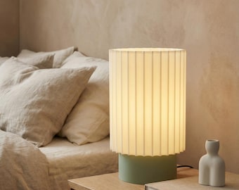 Cadence Sculptural Table Lamp in 4 Base Colors