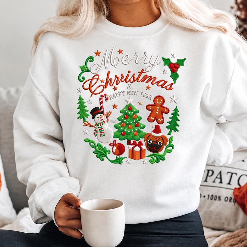 Problem Tree Visual Layout Merry Christmas Machine Embroidery Design, Festive Holiday Tree Pattern ...