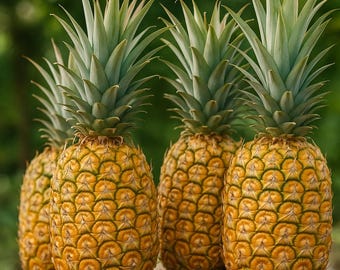 15 Hilo Pineapple Seeds: Tropical Fruit Seeds, Organic Non GMO, USA Sourced