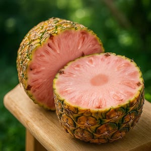 15 Pinkglow Pineapple Seeds: Rare Pink Tropical Fruit, USA Grown