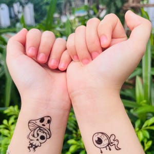 Halloween Temporary Tattoos for Kids Waterproof Cute Monster Tattoos Stickers Trick or Treat Party Favors Halloween Party Supplies