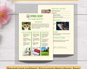 Spring Tenant Newsletter | Seasonal Rental Property Communication Template | Landlord Tips for Tenants Print, Email | Home Maintenance PDF