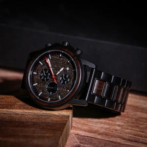 Engraved Man Watch, Watches for Man, Personalized Watch for Him, Anniversary Gift For Husband, Luxury Gifts For Him, Mens Wedding Gift