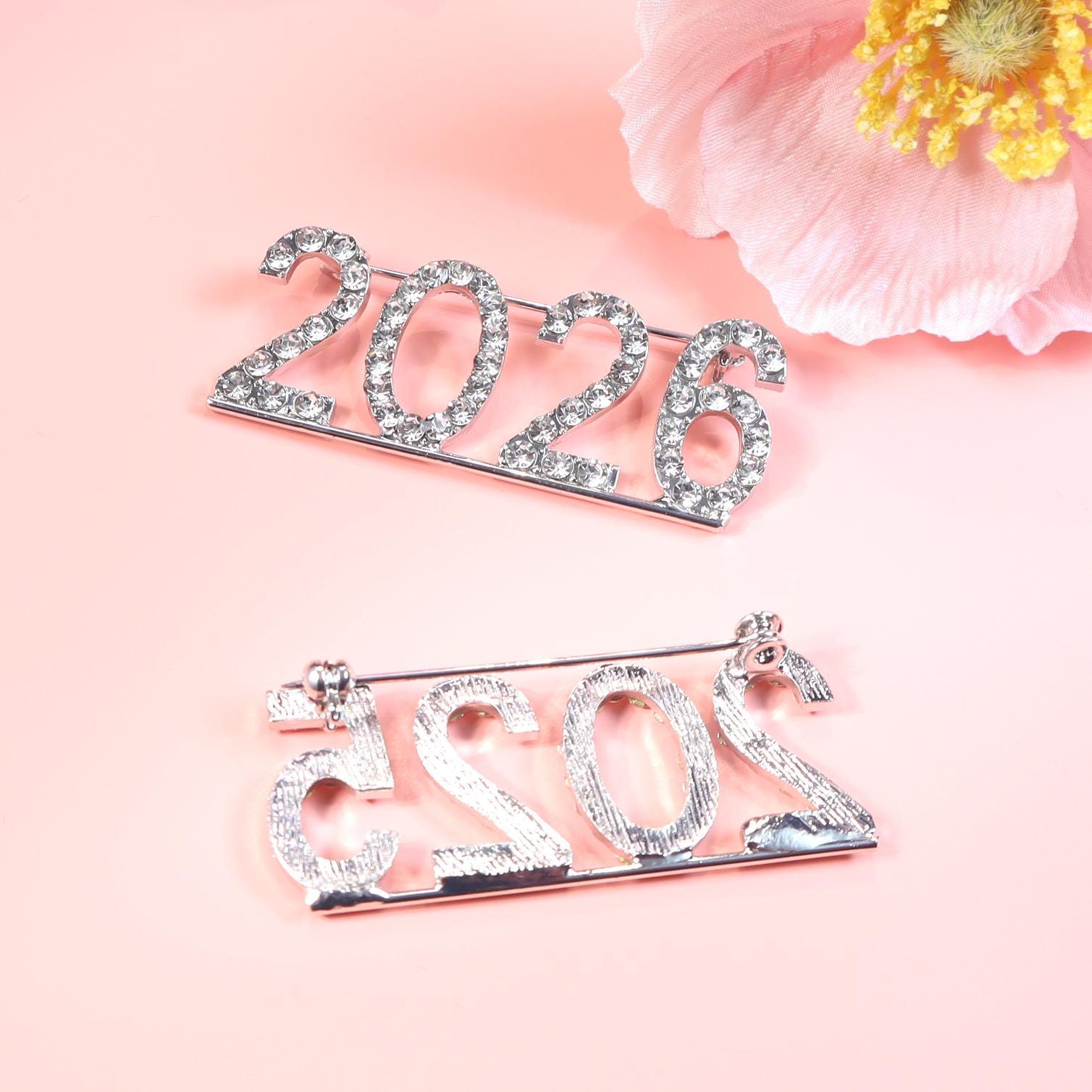Custom Bling Numbers Brooch, Rhinestone Lapel Pin for Men&women ...