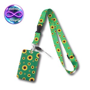 Hidden Disability Sunflower Lanyard & ID Holder