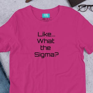 What the Sigma? Unisex Adult T-Shirt
