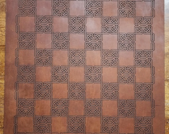 Leather Chess Board