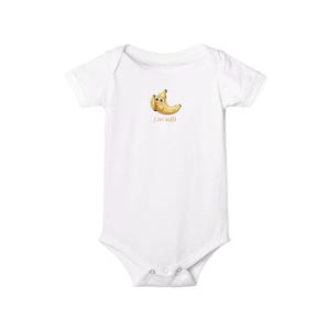 Cute Banana Baby Onesie, Newborn Gift, Infant Jersey One Piece, Adorable Baby Outfit, Birthday, Shower Gift, Baby Shower