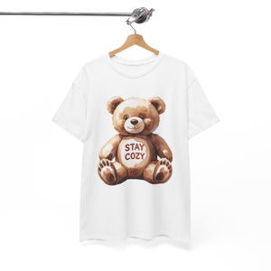 Bear T-shirt Unisex, Wildlife Graphic Tee, Nature Lover Gift, Animal Print Shirt, Outdoor Adventure Clothing