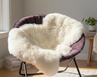 Silky Sheepskin Rug | Plush Wool, New Zealand Australia (41x23 in)