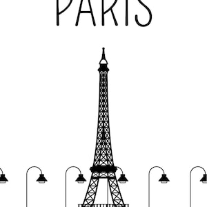 print illustration PARIS