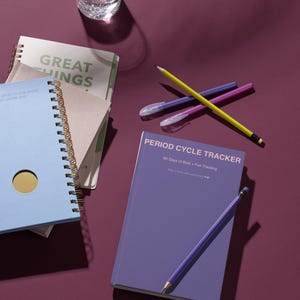 90-Day Period Cycle Tracker | Fun & Bold Menstrual Journal | Digital Download Planner