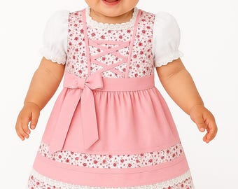 Simple Kids Dirndl Dress | Affordable German Costume | Dirndl & Apron Set