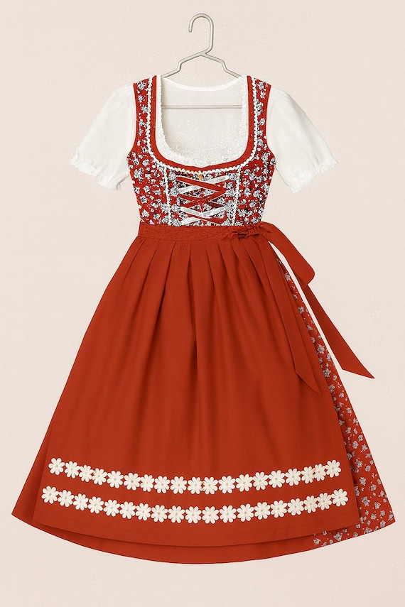 chinese dress ladies Aloisia Bavarian Green Dirndl Dress
