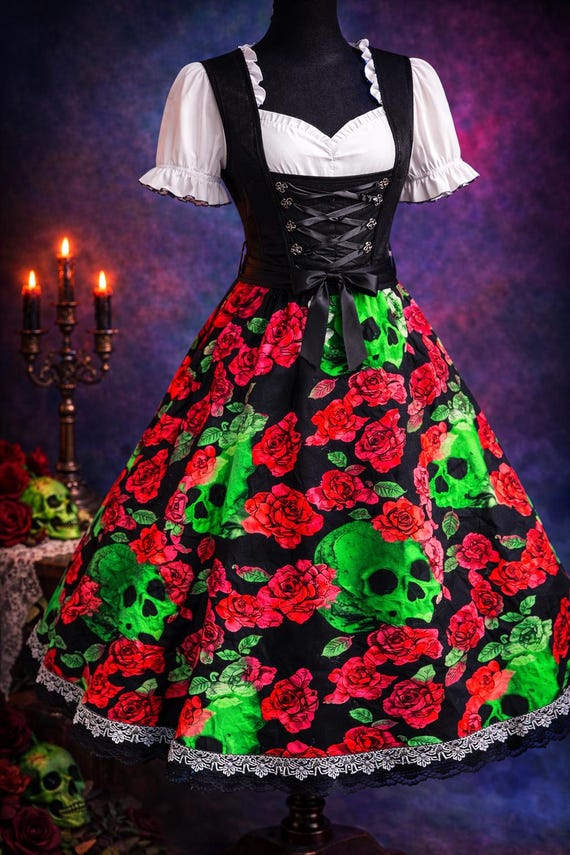 green skull dress Halloween Dolls Kill Zombie Mesh T Shirt Dress main image 0