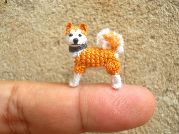 Bekentenis tumor Geweldig Miniatuur Akita kleine haak Mini Amigurumi hond spullen - Etsy België