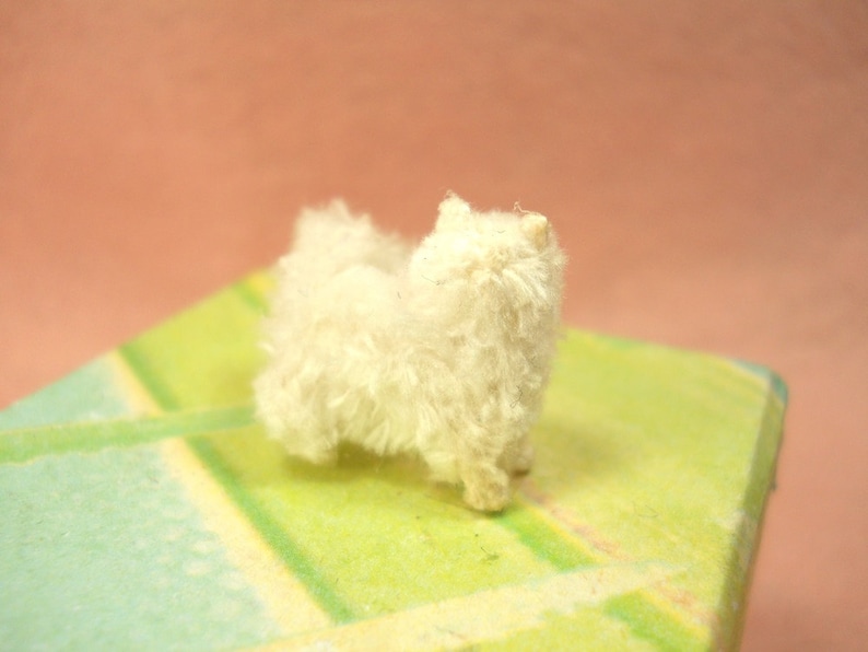 Miniature Persian Cat Micro Crochet Amigurumi Stuffed Animal Made to Order image 3