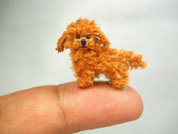 tiny stuffed puppy