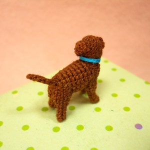 Miniature Brown Labrador Retriever Tiny Crochet Dog Stuffed Animals Made To Order image 4