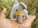 Crochet Elephant Stuff Animal -  Miniature Elephant Amigurumi - Made To Order 