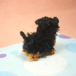 Miniature Yorkipoo Tiny Crochet Miniature Dog Stuffed Animals Made To Order image 3