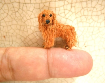 Cocker Spaniel - Miniature Crochet Dog Stuffed Animals - Made To Order