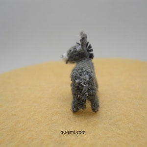 Miniature Donkey 0.6 Inch Micro Crochet Animals Made To Order image 5