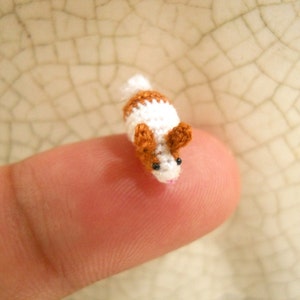 Micro Bunny Rabbit Amigurumi Mini Crochet Tiny Stuff Animals Made To Order 画像 5