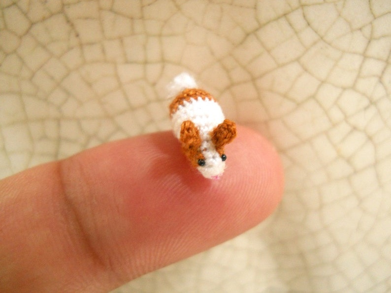 Micro Bunny Rabbit Amigurumi Mini Crochet Tiny Stuff Animals Made To Order imagem 5