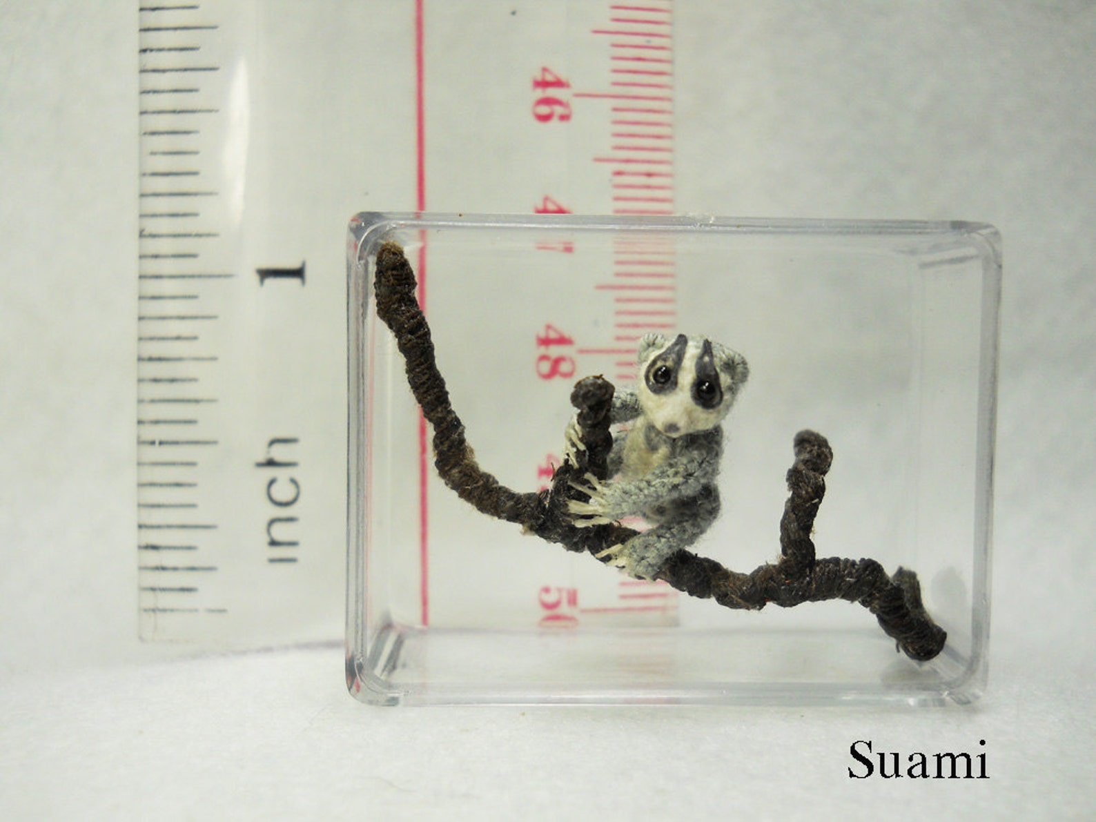 Miniature Slow Loris - Micro Crochet Dollhouse Amigurumi Animals - Made ...