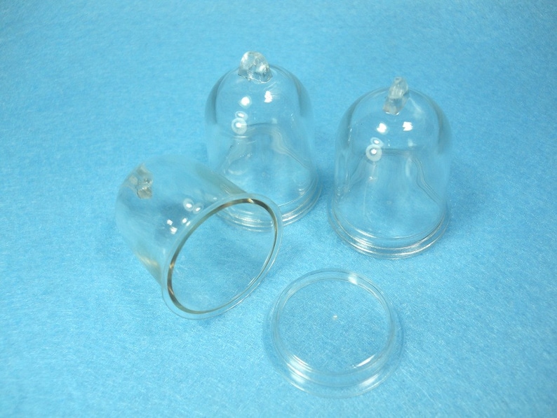 Mini Plastic Dome Pendant Small Terrarium Domes Tiny Display Etsy