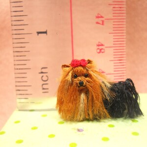 Yorkshire Terrier Tiny Crochet Miniature Dog Stuffed Animals Made To Order image 3