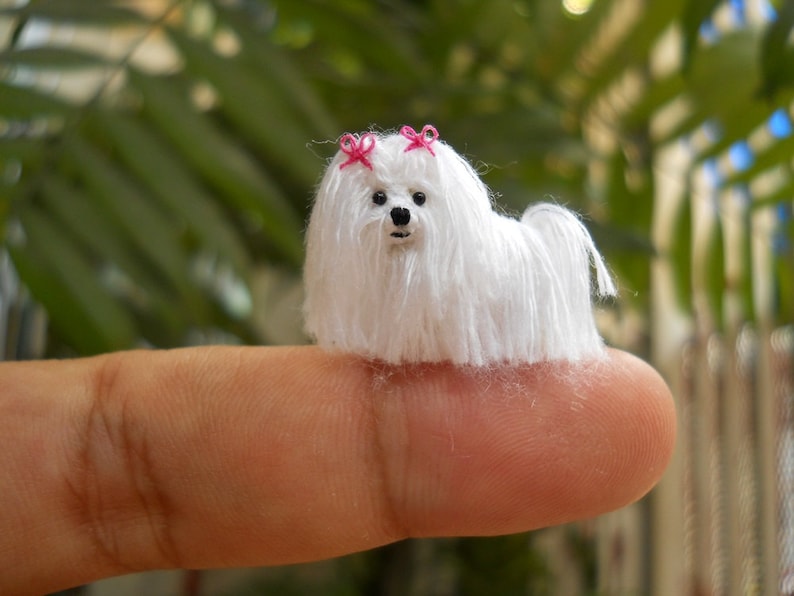 tiny stuffed puppy